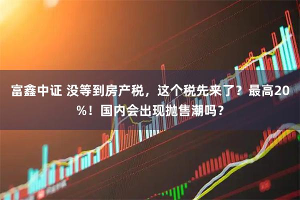 富鑫中证 没等到房产税，这个税先来了？最高20%！国内会出现抛售潮吗？